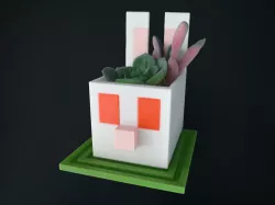 Minecraft Bunny Planter