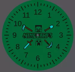 Minecraft clock