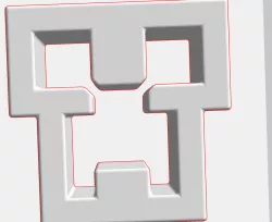 Minecraft cookie cutter