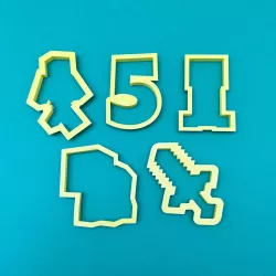 Minecraft Cookie Cutters