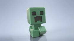 MINECRAFT CREEPER KEYCHAIN