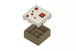 Minecraft Earrings-Torta box