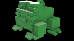 MINECRAFT FROG KEYCHAIN