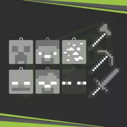 Minecraft Keychains