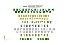 MINECRAFT Letters and Numbers | Logo