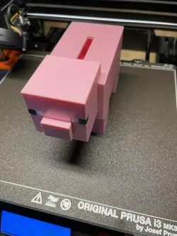 Minecraft Pig (Piggy Bank and Regular)