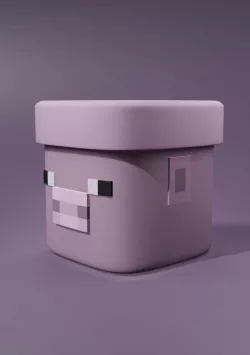 Minecraft Piggy Flower Pot