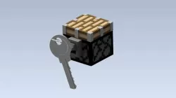 Minecraft Piston Key Holder Wall