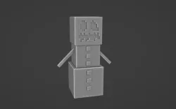 Minecraft snowman