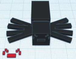 Minecraft spider model