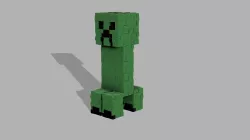 Minecraft textured creeper