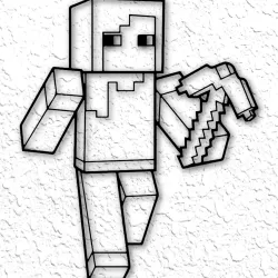 Minecraft wall art Minecraft wall décor