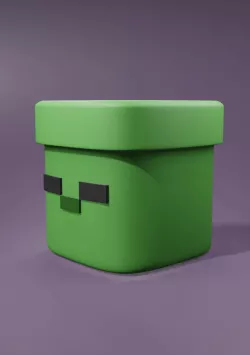 Minecraft Zombie Flowerpot