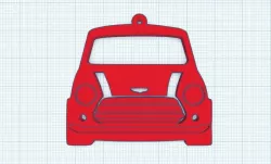 Mini Cooper Keychain