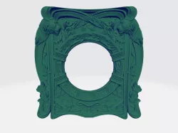 Mirror stl cnc wood