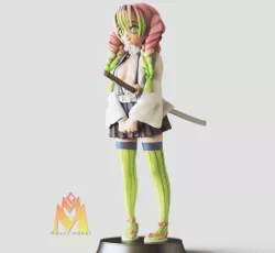 Mitsuri Kanroji - Standing Pose  - Demon Slayer Kimetsu no Yaiba -FANART FIGURINE