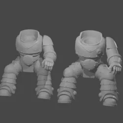 MKII ancient diving suit rider