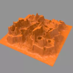 Mountain Terrain Landscape 2