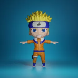 Naruto Chibi -  in t pose
