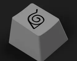 Naruto konoha keycap