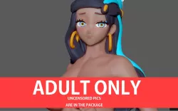 NESSA POKEMON TRAINER SEXY NAKED NUDE HENTAI GIRL COOL PRETTY ANIME CHARACTER3D print model