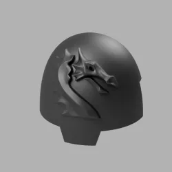*NEW 2023* BLACK DRAGONS TERMINATOR SHOULDER PAD
