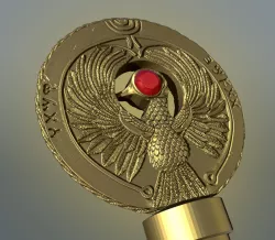 NEW UPDATE OF THE HEADPIECE TO STAFF OF RA (INDIANA JONES)