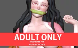 NEZUKO ADULT NAKED NUDE HENTAI demon slayer kimetsu no yaiba SEXY GIRL WOMAN LINGERIE ANIME 3D print model