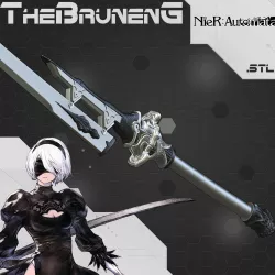 Nier Automata Virtuous Treaty sword [3D print files]