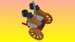 NotLego Lego Samurai catapult Model 1184