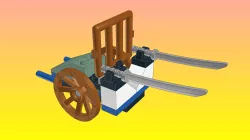 NotLego Lego Samurai wagon Model 1186