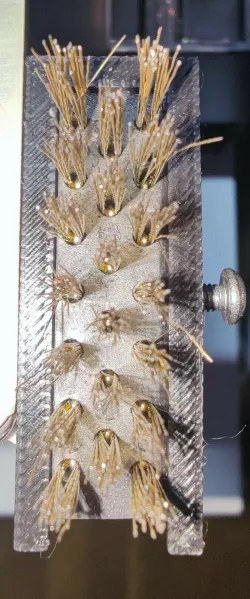 Nozzle cleaning brush holder