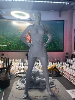 Nude Realistic Woman 600mm! -NSFW  BIG! Body Scan! Scaleable!!