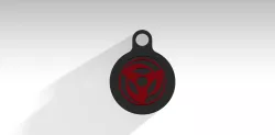 Obito Sharingan keychain