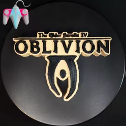 Oblivion Logo Wall/ Shelf Decor