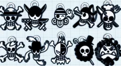 ONE PIECE keychain collection