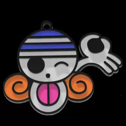 one piece/keychain nami pirate flag keychain