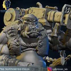 Ork Pirate harpooner