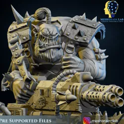 Ork Pirate with Big Bada Boom Weapon_2
