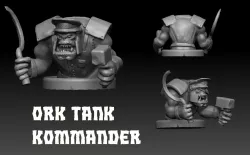 Ork Tank Kommander miniature Warhammer 40000