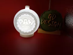 Paw Patrol CHRISTMAS ORNAMENT TEALIGHT WITH TWIST LOCK CAP
