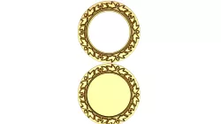 Photo frame stl/Mirror Frame stl file/Carved Frame printre/Round frame stl/cnc frame