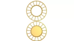 Photo frame stl/Mirror Frame stl file/Carved Frame printre/Round frame stl/cnc frame