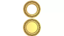 Photo frame stl/Mirror Frame stl file/Carved Frame printre/Round frame stl/cnc frame