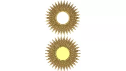 Photo frame stl/Mirror Frame stl file/Carved Frame printre/Round frame stl/cnc frame