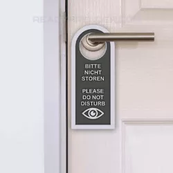 PLEASE DO NOT DISTURB SIGN (SEVERAL LANGUAGES)