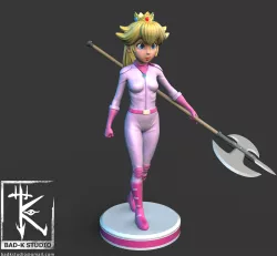 Princess Peach Super Mario Bros 3D Printing model