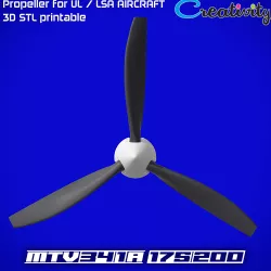 PROPELLER FOR LARGE-SCALE AIRCRAFT MODELS 3D print model