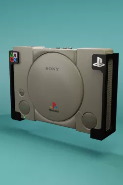 PS1 WALL BRACKET - INCLUDES LOGOS