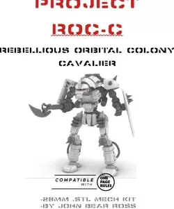 Rebellious Orbital Colony Cavalier (ROC-C) 28mm Orbital Assault Mech
